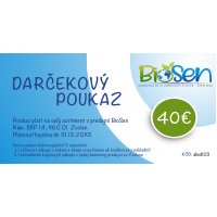 Darčekový poukaz v hodnote 40€